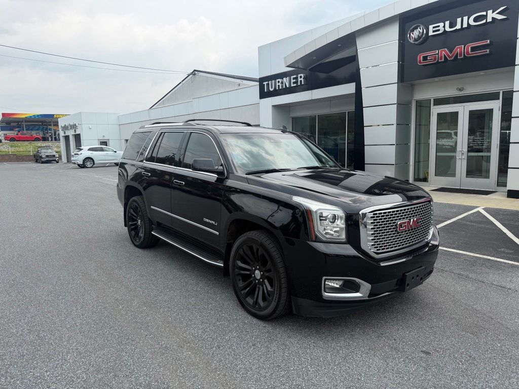 Onyx Black 2016 GMC Yukon SUV / Crossover Four-Wheel Drive 8-Speed Automatic