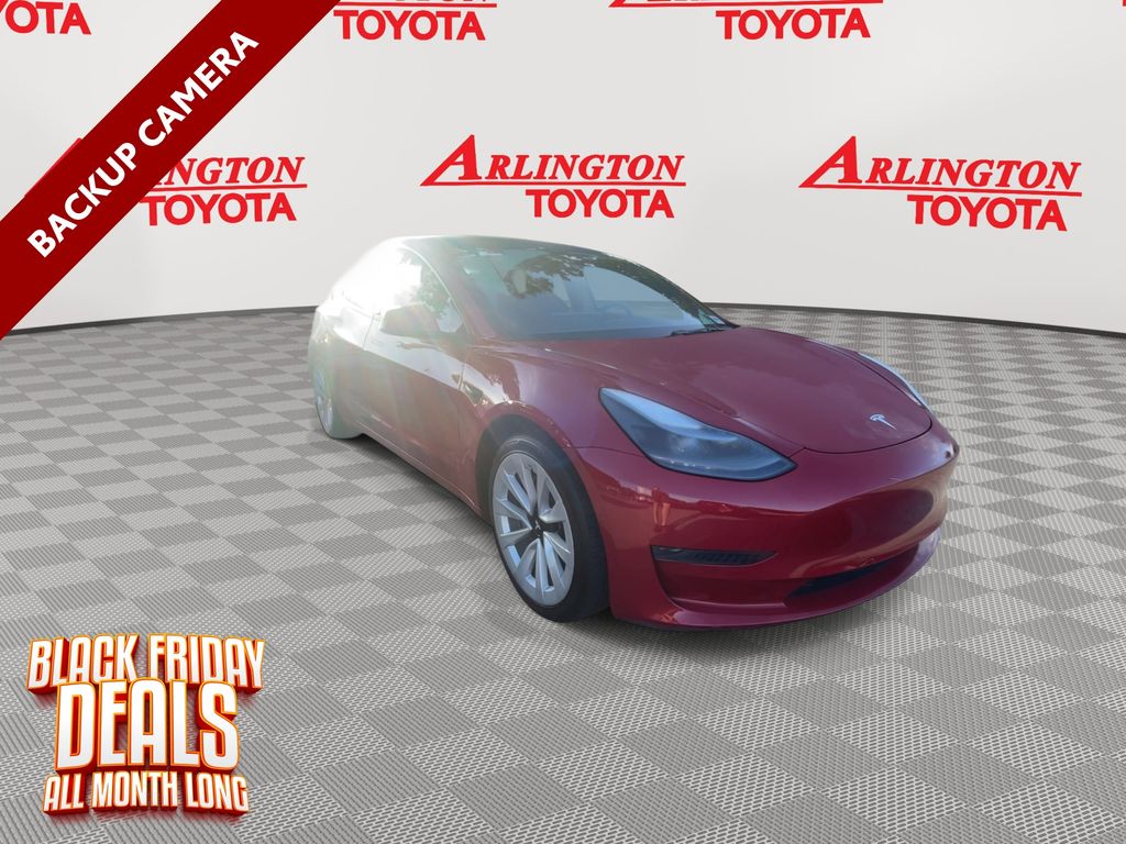 Used 2022 Tesla Model 3 Base with VIN 5YJ3E1EA0NF289153 for sale in Jacksonville, FL