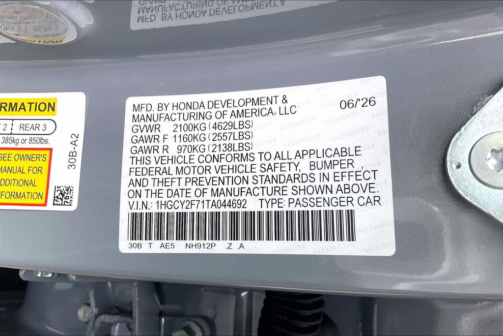 New 2026 Honda Accord Hybrid Sedan