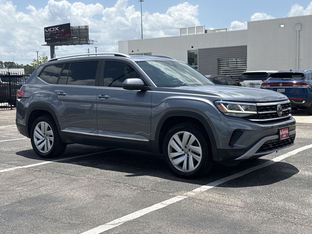 2021 Volkswagen Atlas SEL Gray at DeMontrond Mazda