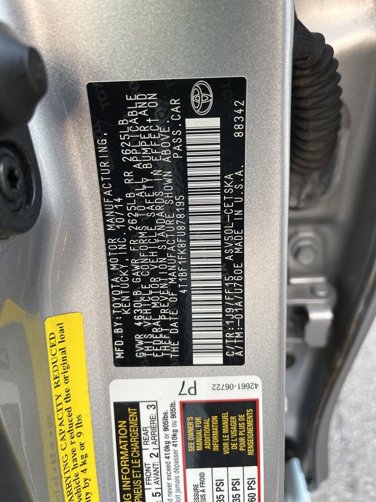 2015 Toyota Camry SE 11