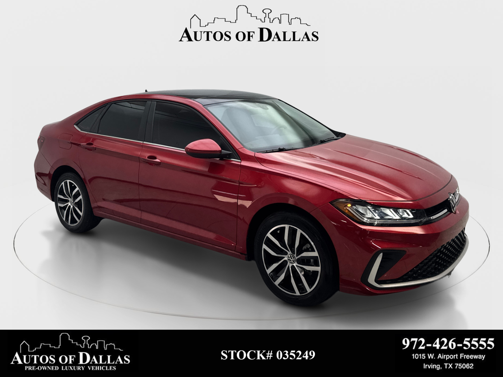 Red 2025 Volkswagen Jetta Sedan Front-Wheel Drive 8-Speed Automatic