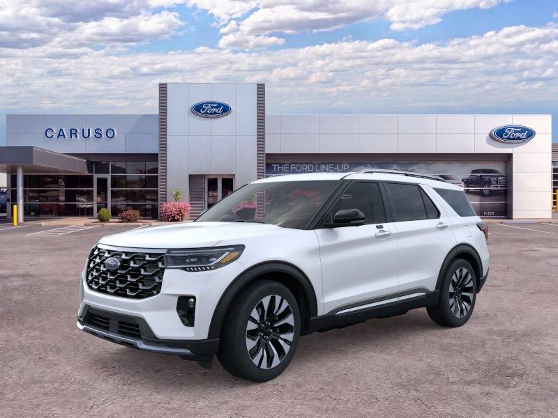 White Metallic 2026 Ford Explorer SUV / Crossover All-Wheel Drive Automatic