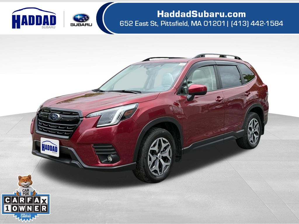 Crimson Red Pearl 2024 Subaru Forester SUV / Crossover All-Wheel Drive Continuously Variable Transmission
