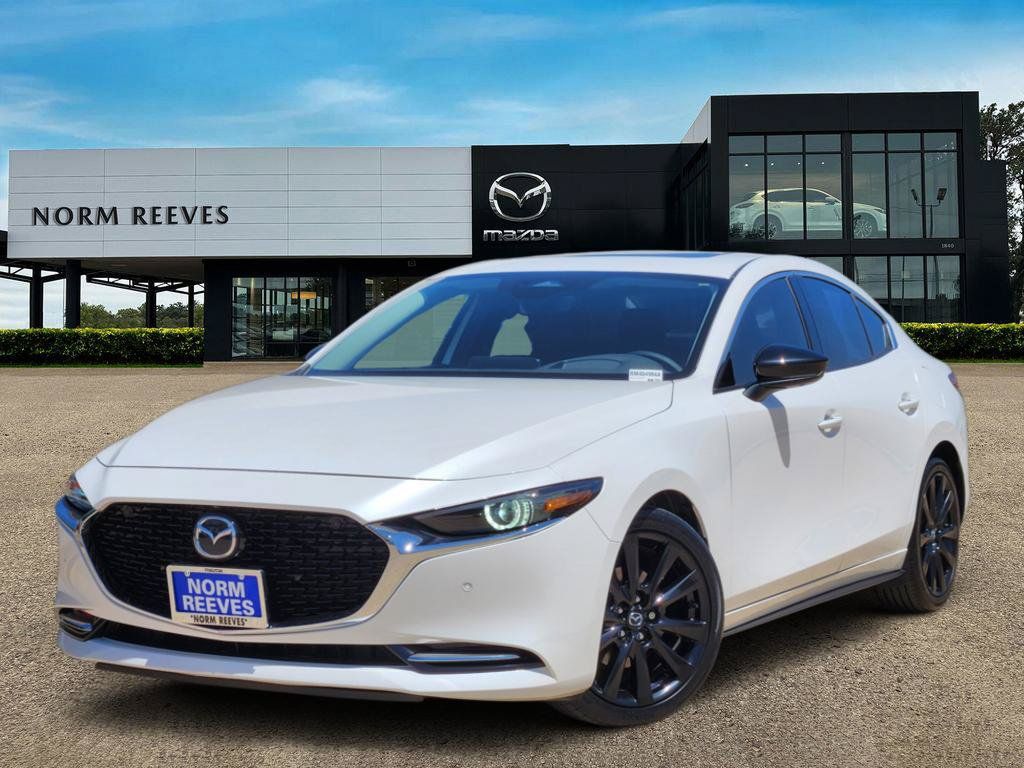 Snowflake White Pearl Mica 2024 Mazda MAZDA3 Sedan All-Wheel Drive 6-Speed Automatic