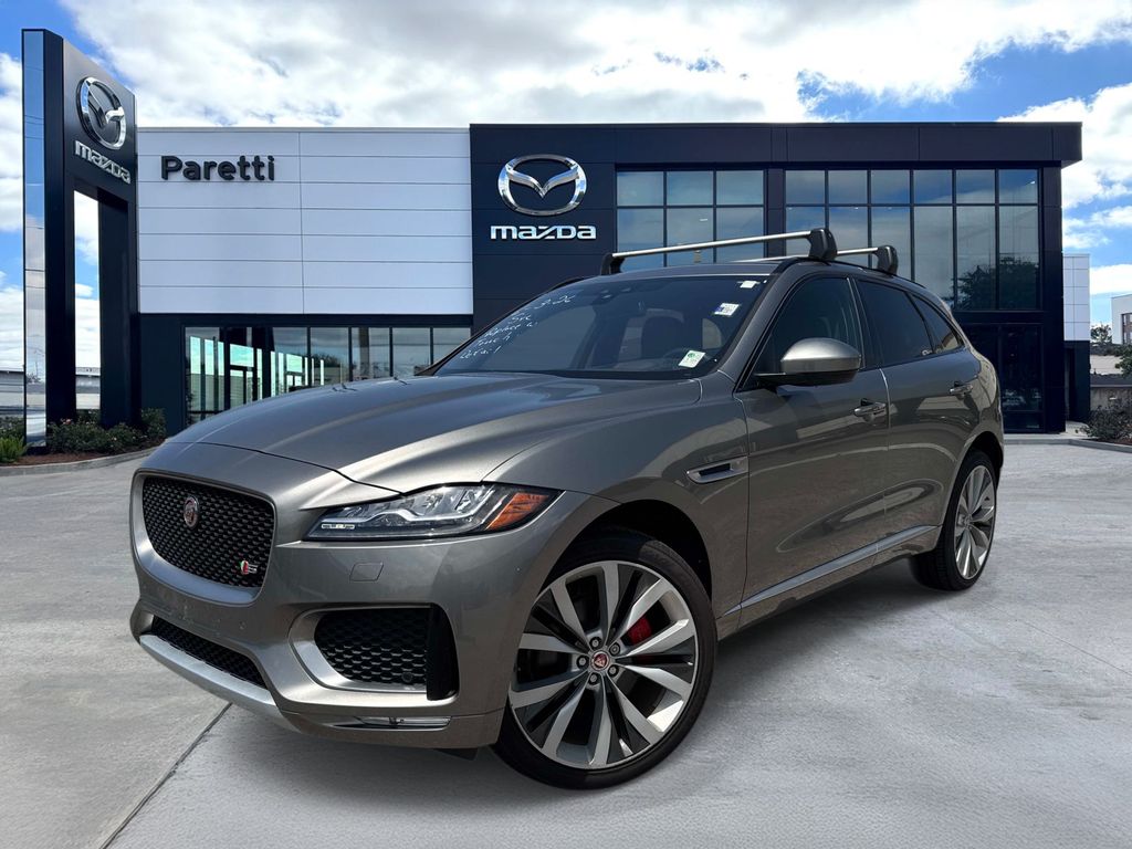 Silicon Silver 2018 Jaguar F-PACE SUV / Crossover All-Wheel Drive 8-Speed Automatic