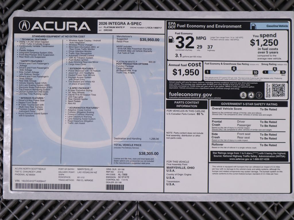 Thumbnail: 2026 Acura Integra - 9