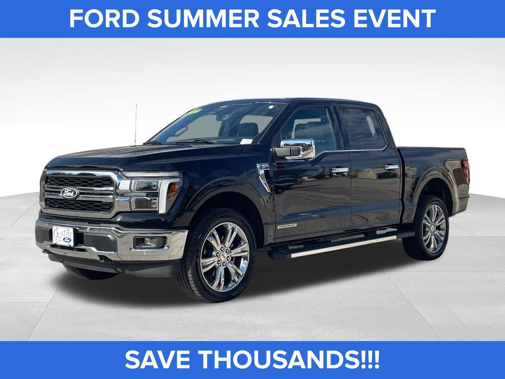 Agate Black Metallic 2025 Ford F-150 Pickup Truck Four-Wheel Drive Automatic