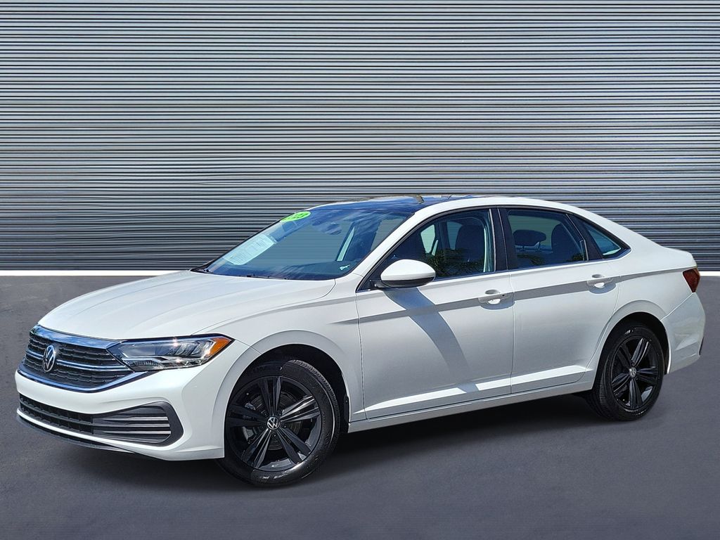 Opal White 2023 Volkswagen Jetta 1.5T SE FWD Sedan Front-Wheel Drive 8-Speed Automatic