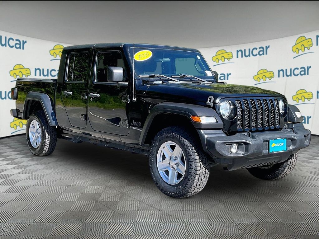 Black Clearcoat 2020 Jeep Gladiator Pickup Truck Four-Wheel Drive 8-Speed Automatic