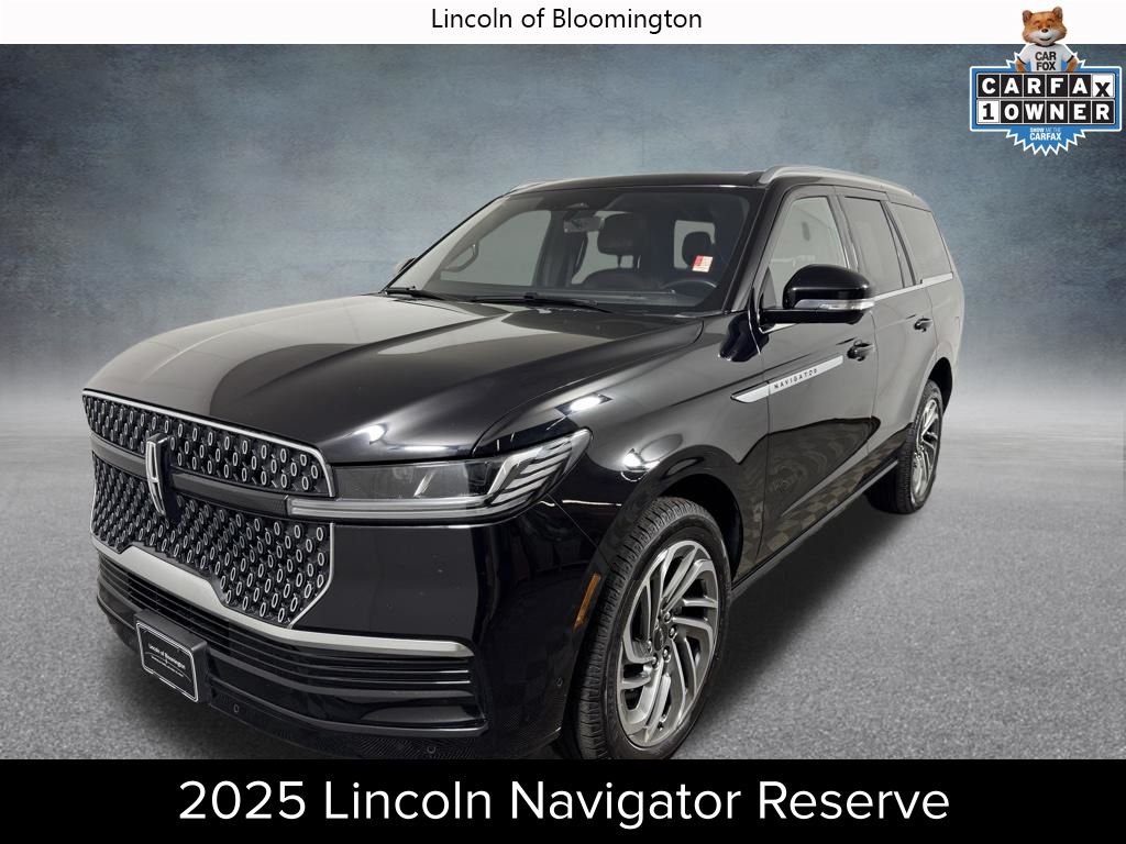 Black Metallic 2025 Lincoln Navigator Reserve 4WD SUV / Crossover Four-Wheel Drive Automatic
