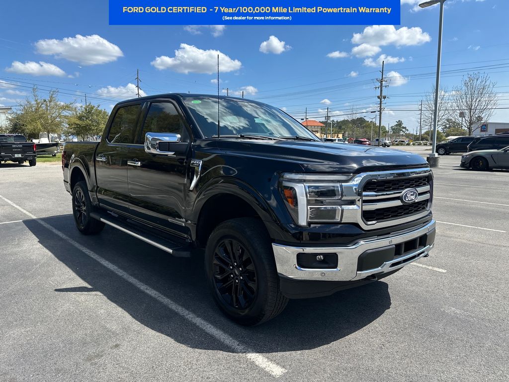 Black Metallic 2025 Ford F-150 Pickup Truck Four-Wheel Drive Automatic