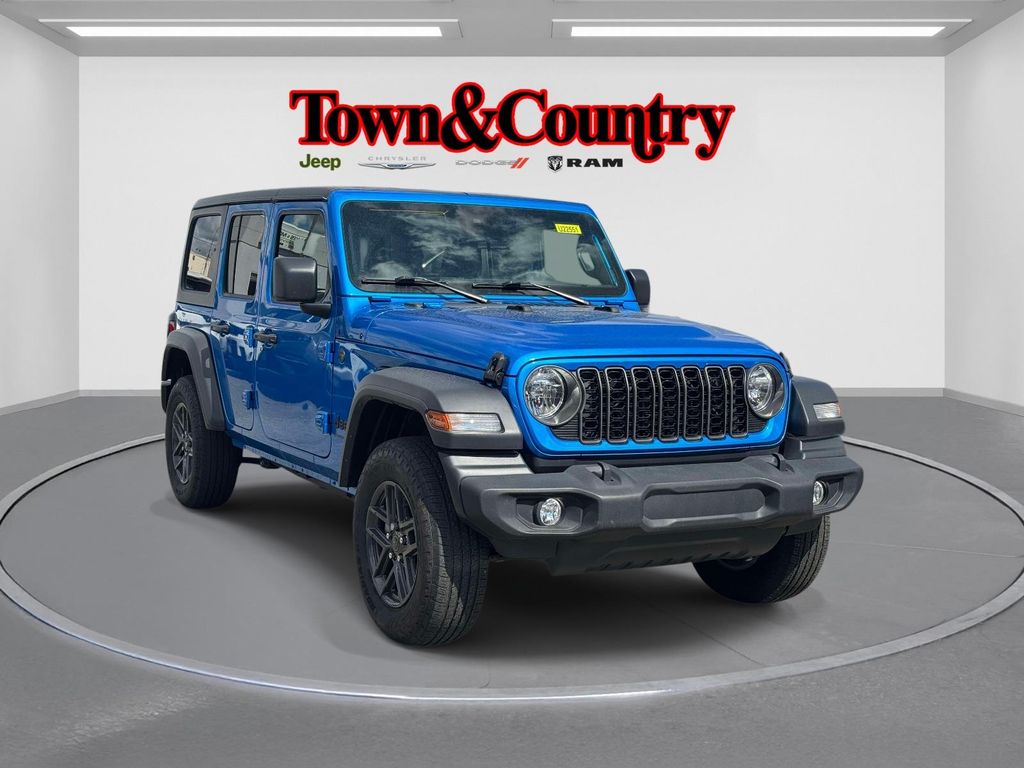 Hydro Blue Pearl Coat 2024 Jeep Wrangler SUV / Crossover Four-Wheel Drive 8-Speed Automatic
