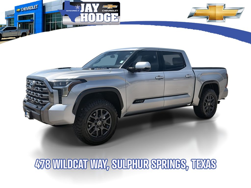 Celestial Silver Metallic 2024 Toyota Tundra Hybrid Pickup Truck Four-Wheel Drive Automatic