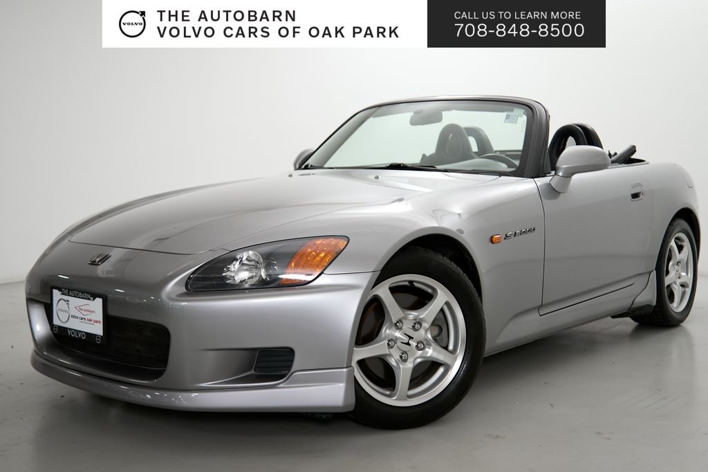 Silverstone Metallic 2000 Honda S2000 Convertible Rear-Wheel Drive 6-Speed Manual