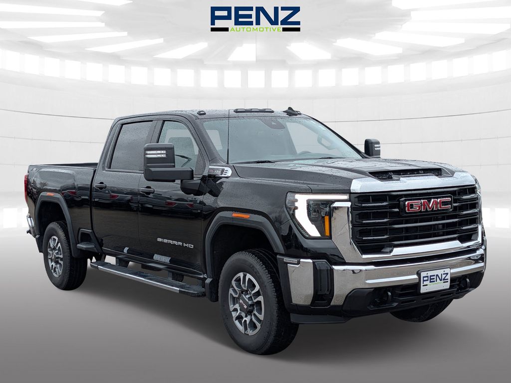 Onyx Black 2024 GMC Sierra 3500HD Pro Crew Cab 4WD Pickup Truck Four-Wheel Drive Automatic