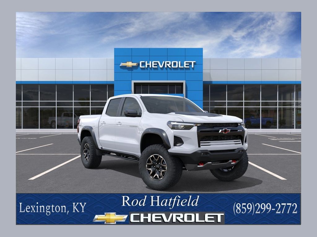 Summit White 2026 Chevrolet Colorado ZR2 Crew Cab 4WD Pickup Truck Four-Wheel Drive 8-Speed Automatic