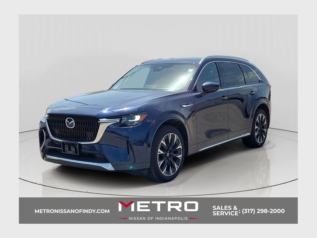 Deep Crystal Blue Mica 2024 Mazda CX-90 SUV / Crossover All-Wheel Drive 8-Speed Automatic
