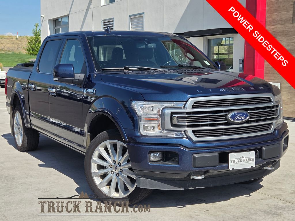 Blue Jeans Metallic 2018 Ford F-150 Pickup Truck Four-Wheel Drive Automatic