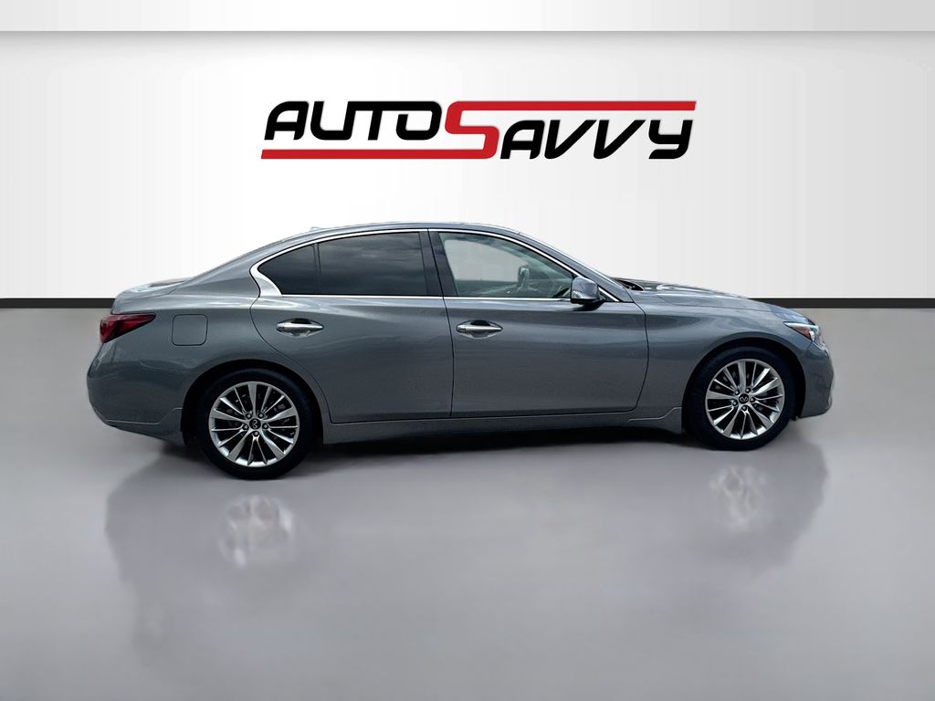 2023 INFINITI Q50 LUXE Gray at AutoSavvy Houston Northwest