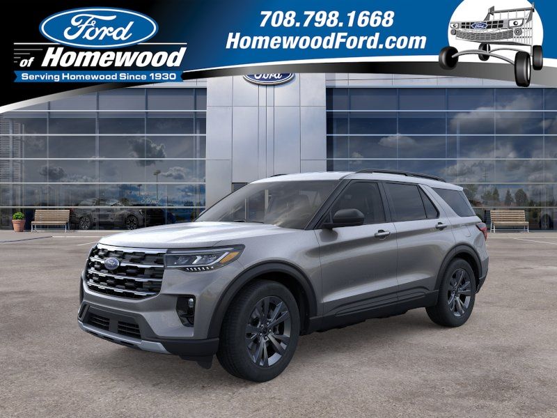 Carbonized Gray Metallic 2026 Ford Explorer SUV / Crossover All-Wheel Drive Automatic