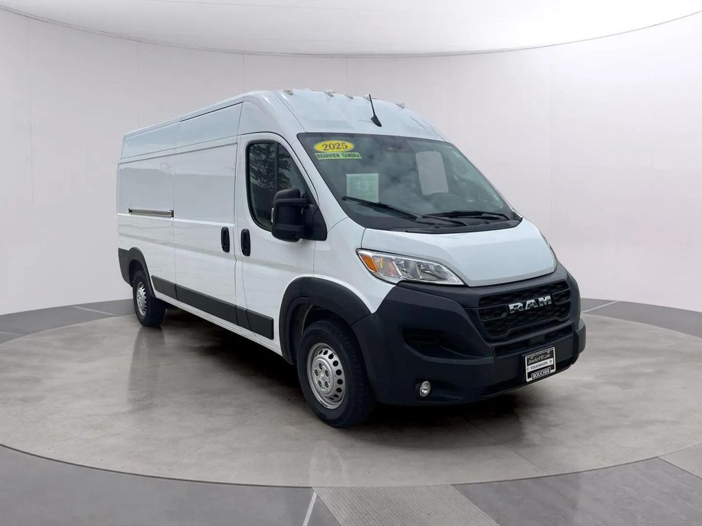 Used 2025 Bright White Clearcoat Ram High Roof image 7