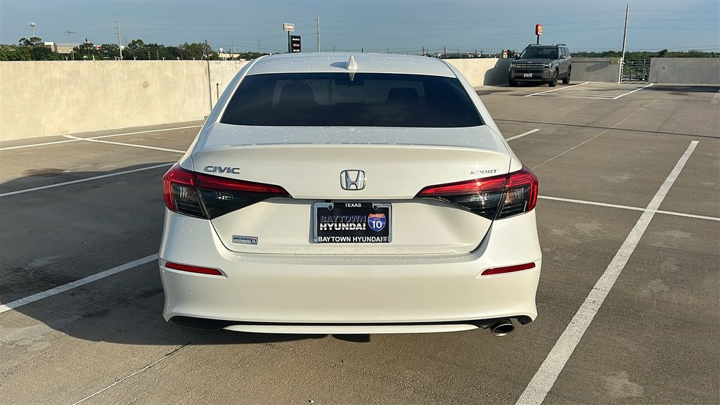 2024 Honda Civic Sport White at Emmons Autoplex
