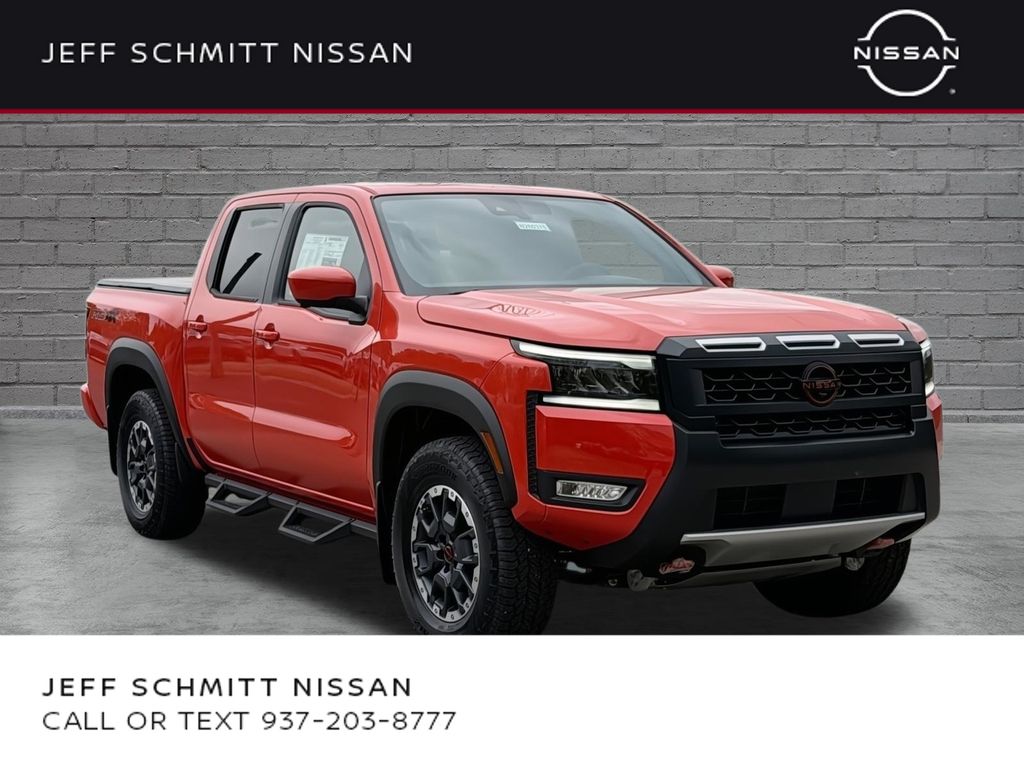 Afterburn Orange 2026 Nissan Frontier Pickup Truck Four-Wheel Drive 9-Speed Automatic Overdrive