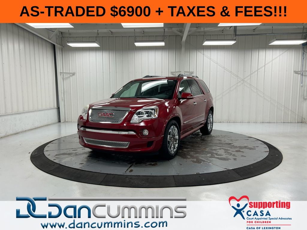 Crystal Red Tintcoat 2012 GMC Acadia SUV / Crossover All-Wheel Drive 6-Speed Automatic Overdrive