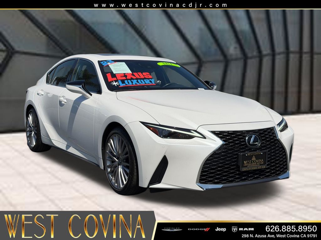 White Pearl 2023 Lexus IS 300 RWD Sedan Rear-Wheel Drive 8-Speed Automatic