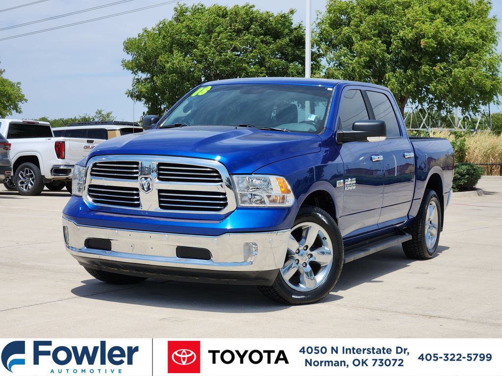 Blue Streak Pearlcoat 2018 RAM 1500 Pickup Truck Four-Wheel Drive 8-Speed Automatic