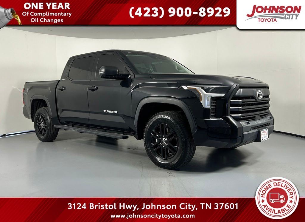 Midnight Black Metallic 2023 Toyota Tundra Pickup Truck Four-Wheel Drive Automatic