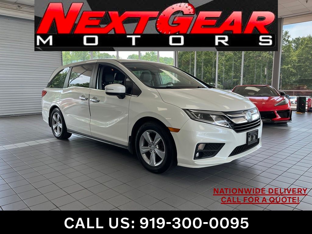 White Diamond Pearl 2019 Honda Odyssey Minivan Front-Wheel Drive 9-Speed Automatic