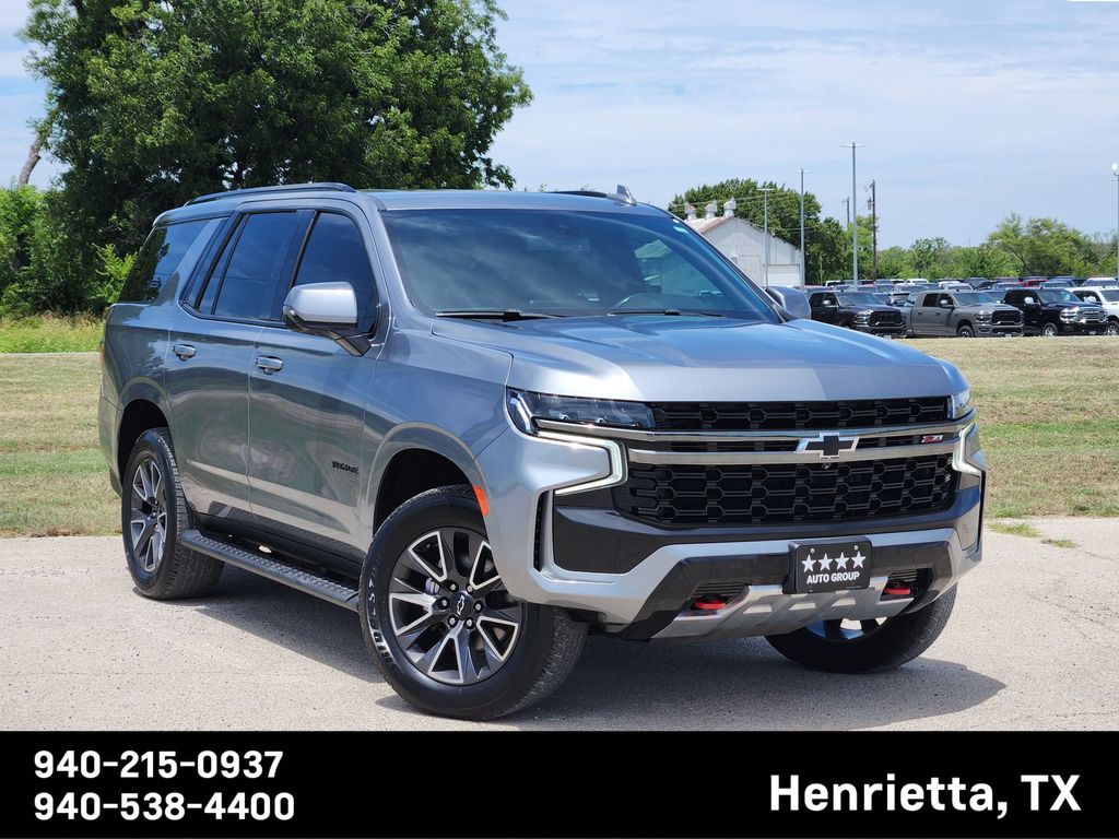 Gray (Satin Steel Metallic) 2022 Chevrolet Tahoe SUV / Crossover Four-Wheel Drive Automatic