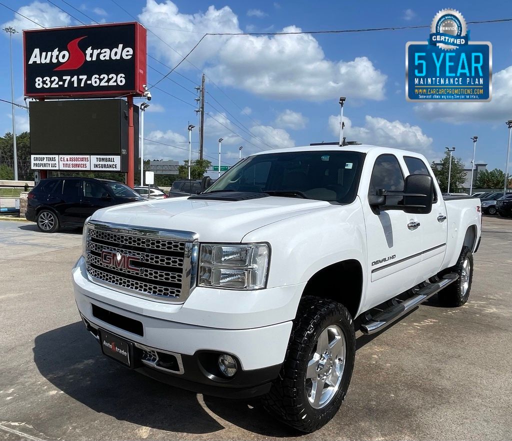2014 GMC Sierra 2500HD Denali White at Classic Chevrolet Galveston
