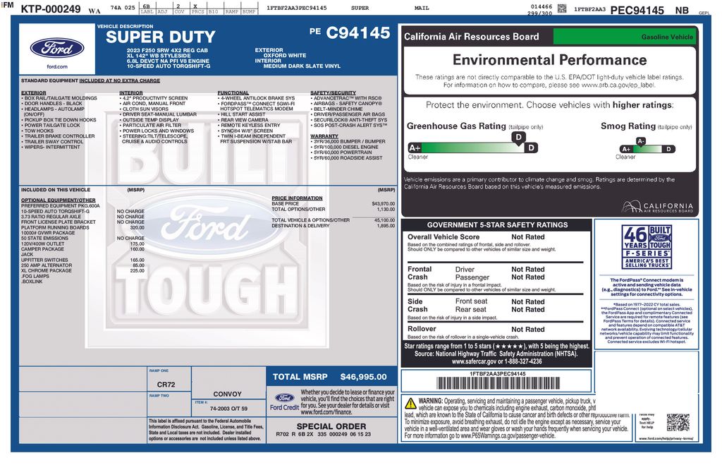 2023 Ford F-250 Super Duty XL