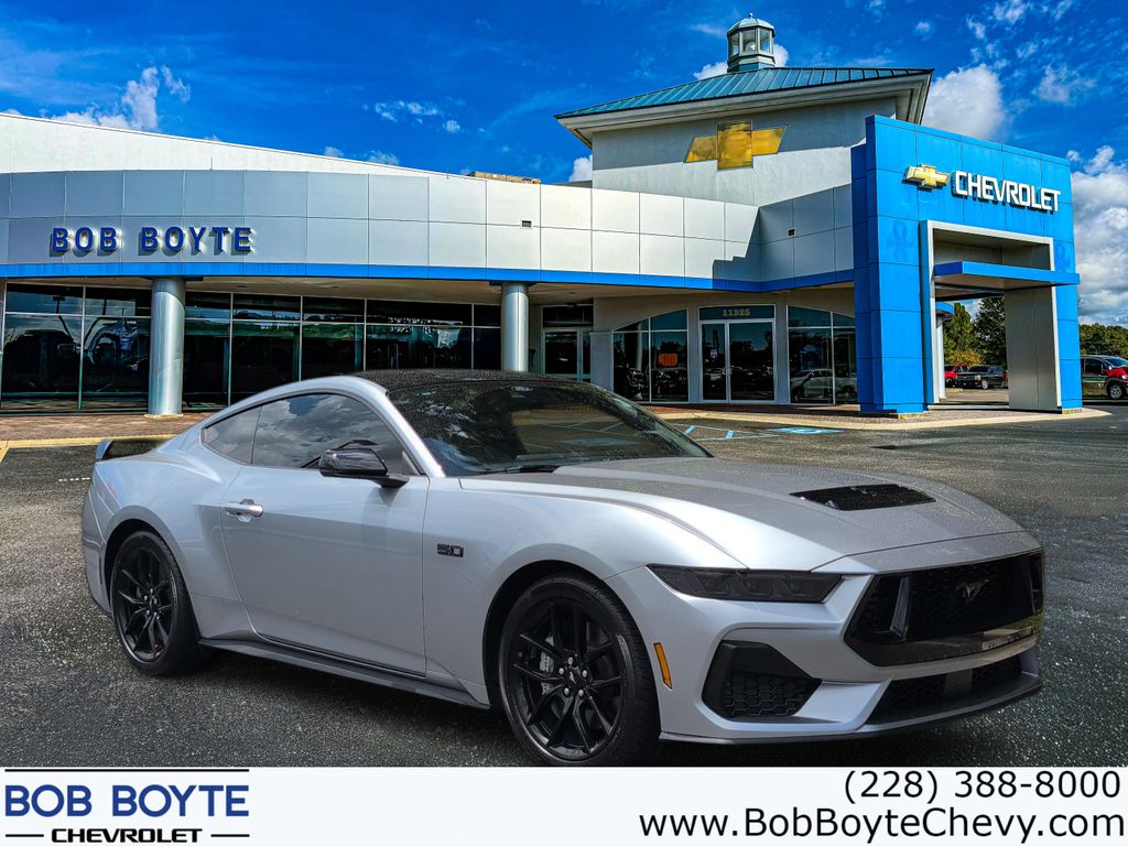 Silver Metallic 2025 Ford Mustang Coupe Rear-Wheel Drive Automatic