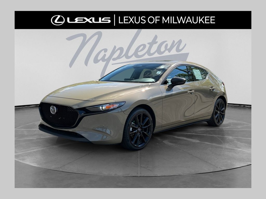 Zircon Sand Metallic 2024 Mazda MAZDA3 Hatchback All-Wheel Drive 6-Speed Automatic