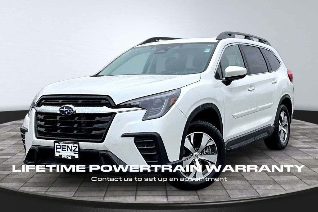 Crystal White Pearl 2024 Subaru Ascent Premium 8-Passenger AWD SUV / Crossover All-Wheel Drive Continuously Variable Transmission