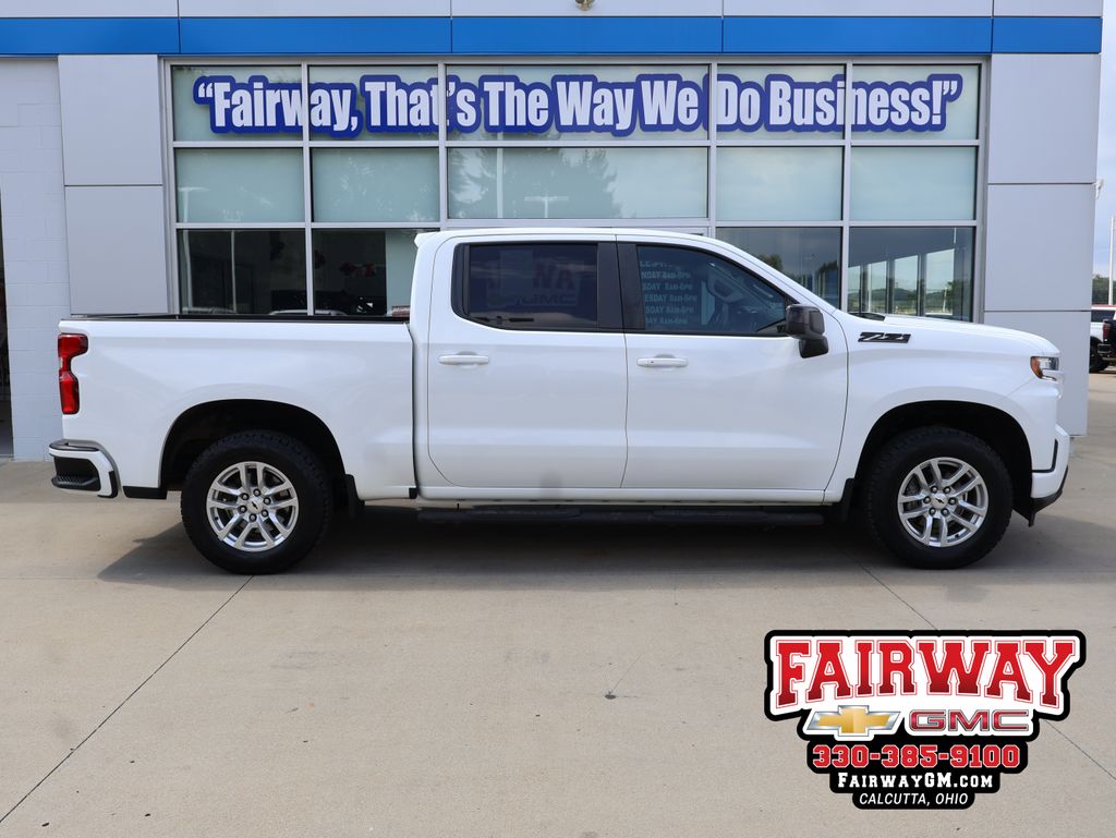 Summit White 2021 Chevrolet Silverado 1500 Pickup Truck Four-Wheel Drive 8-Speed Automatic