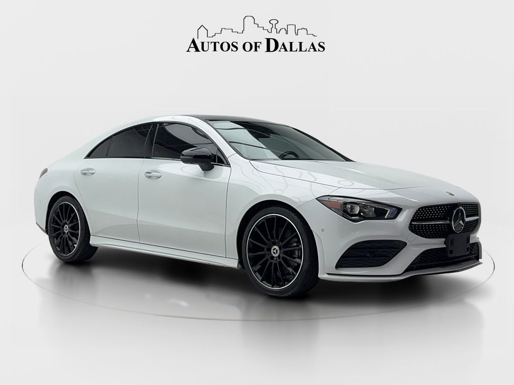 White 2023 Mercedes-Benz CLA 250 FWD Coupe Front-Wheel Drive 7-Speed Automatic