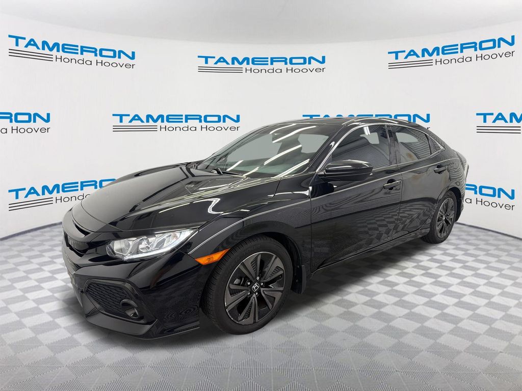 Crystal Black Pearl 2017 Honda Civic Hatchback Hatchback Front-Wheel Drive Continuously Variable Transmission
