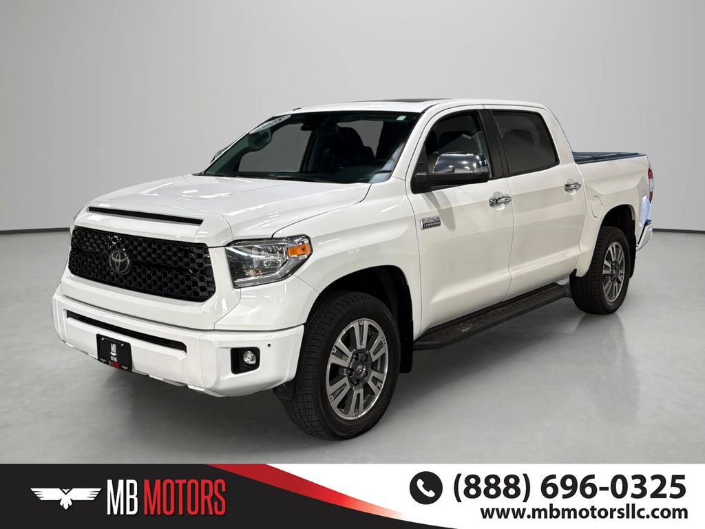 White 2018 Toyota Tundra Pickup Truck Four-Wheel Drive 6-Speed Automatic Overdrive