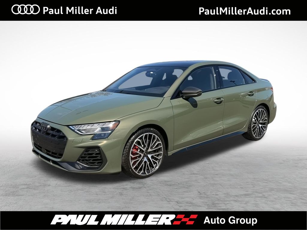 District Green Metallic 2026 Audi S3 2.0T quattro Premium Sedan All-Wheel Drive 7-Speed Automatic