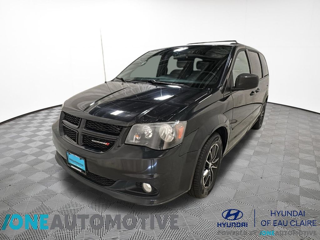 Onyx Black 2017 Dodge Grand Caravan Minivan Front-Wheel Drive 6-Speed Automatic