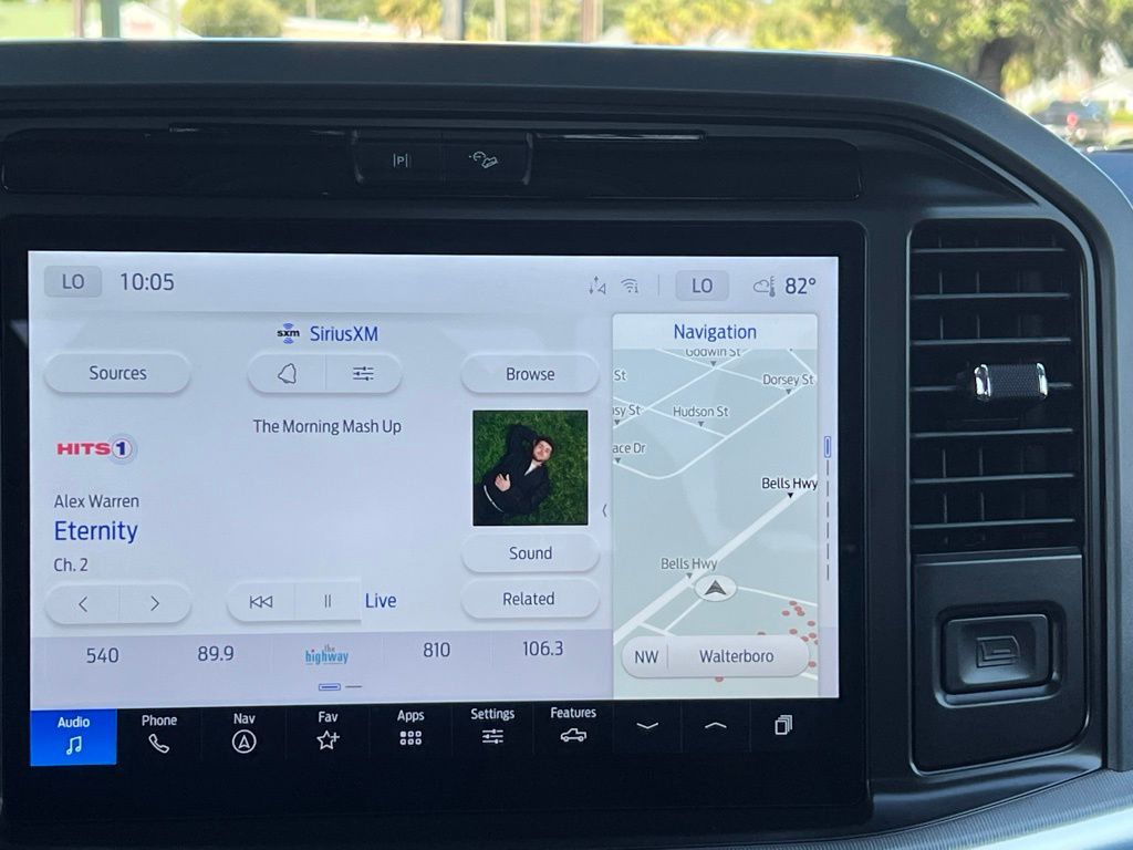 2025 Ford F-150 Lariat White at Davis Toyota of Orangeburg