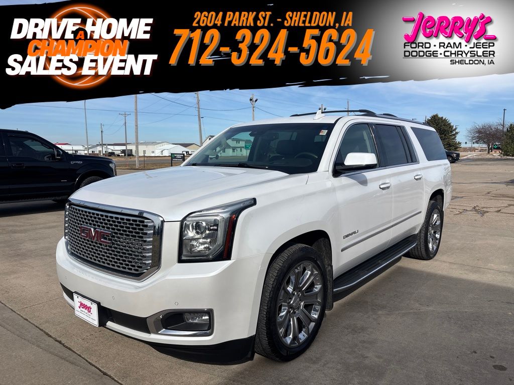 White Frost Tricoat 2016 GMC Yukon XL Denali 4WD SUV / Crossover Four-Wheel Drive 8-Speed Automatic