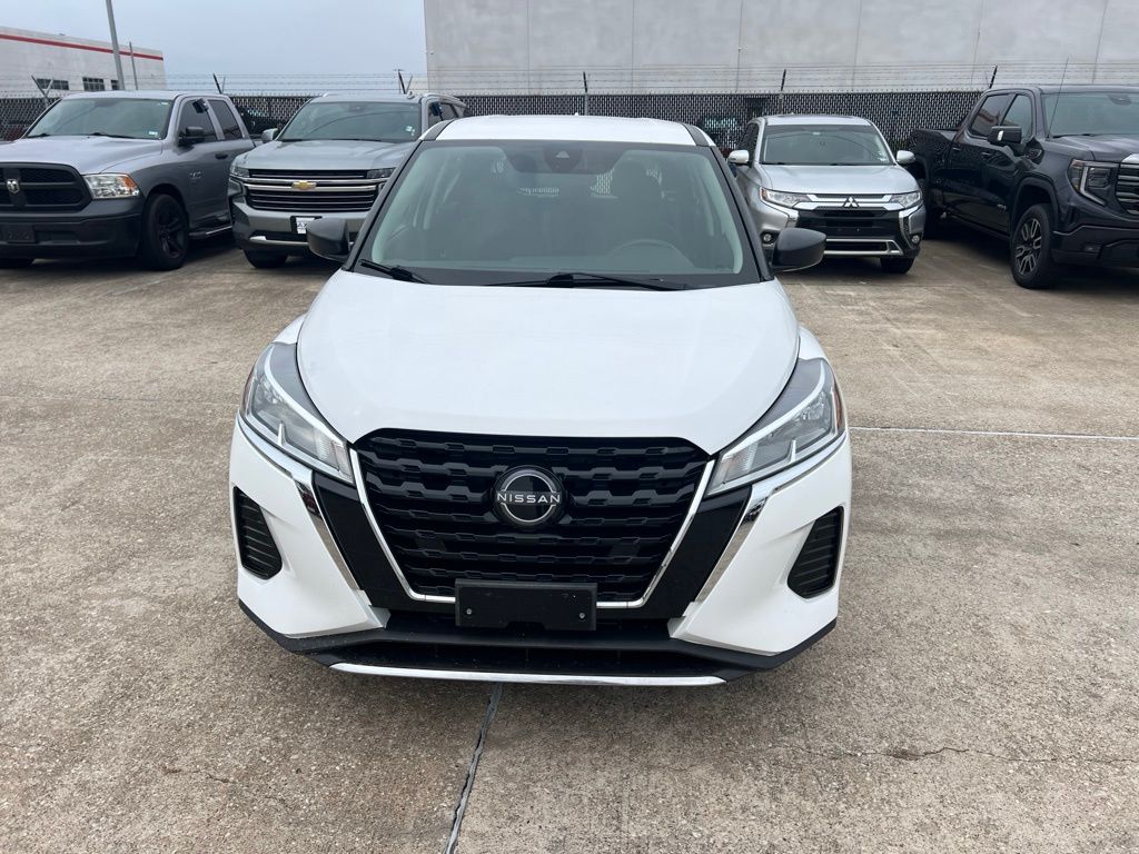 2023 Nissan Kicks S White at South Houston Nissan
