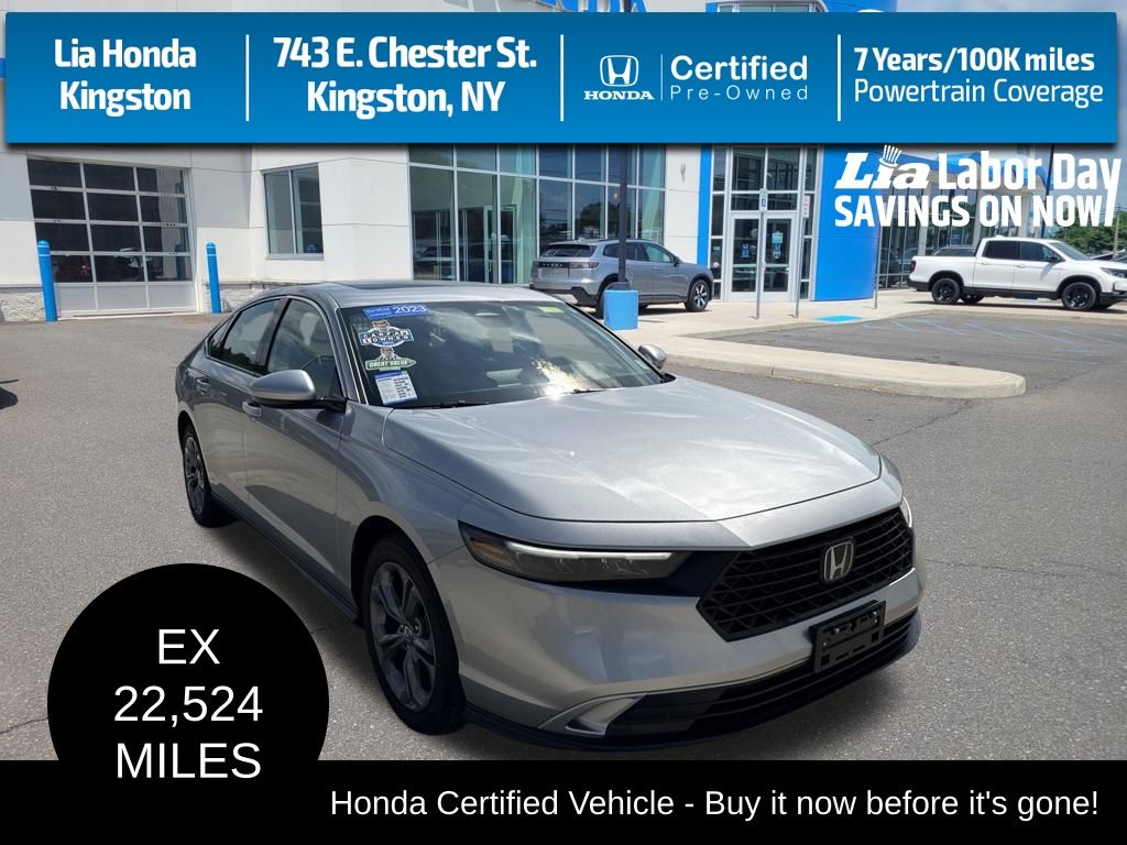 Lunar Silver Metallic 2023 Honda Accord Sedan Front-Wheel Drive Continuously Variable Transmission