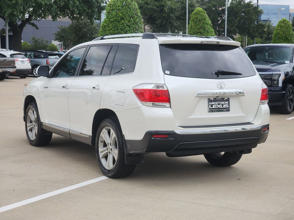 2012 Toyota Highlander Limited White at Emmons Autoplex